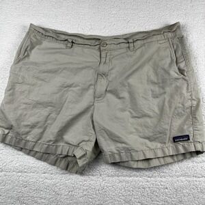 PATAGONIA All-Wear Hemp Shorts Mens 40 Gray 6" Inseam Lightweight Outdoor Casual